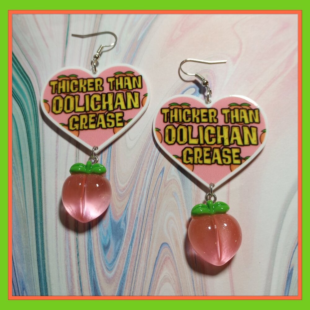 Thicker Than Oolichan Grease Earrings SNRK Native American Eulachon